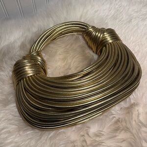 Chic Gold Women's Handbag